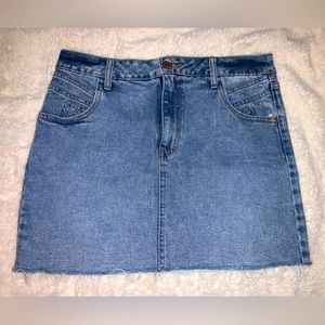 Wild Fable Denim Skirt, light wash jean skirt. Size 12, barely used, like new!